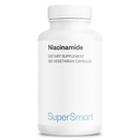Supersmart - Niacinamide Supplement 2000mg per Day (Nicotinamide) - Flush Free Vitamin B3 Niacin | Non-GMO & Gluten Free - 180 Vegetarian Capsules