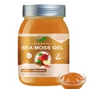 Seamoss Raw Gel με Ιρλανδικό Θαλάσσιο Μος, Sea Moss συμπλήρωμα-Immune Υποστήριξη-18.5OZ Sea Moss Advanced (Apple Cinnamon)