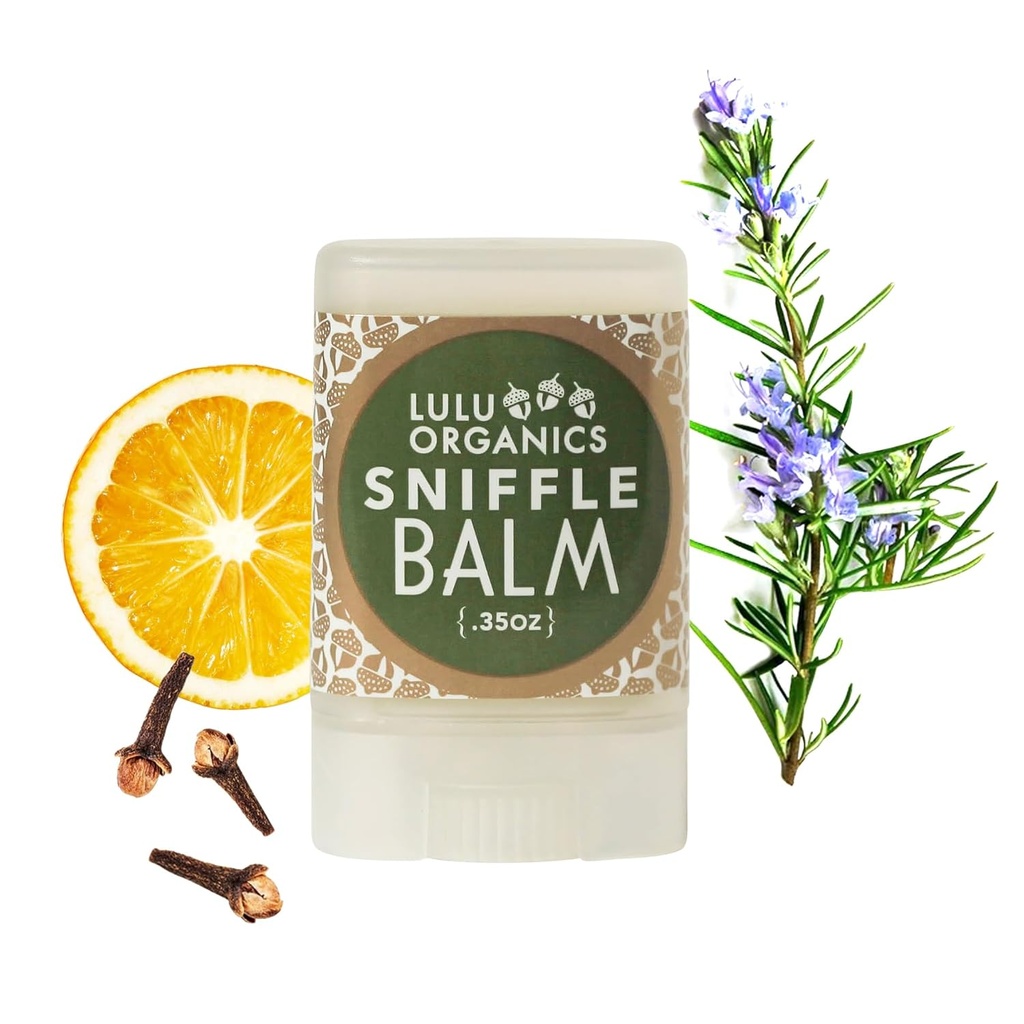 Sniffle Balm Stick With Resistance Oil, Essential Oils Blend For Congestion, Cough & Skin Care, Sniffle Stopper, Chest Rub For Congestion And Nose Balm - (Thieves Oil Scent 0.35 Oz)