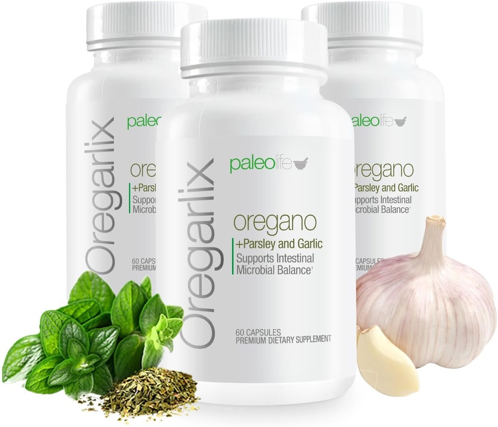 Premium Oregarlix (στα Αγγλικά). Συμπλήρωμα για την υγεία των ζώων. Μικροβιακή Ισορροπία με Premium Πρεβιοτικά - Help Keep Good Bacterial Healthy & Growing - 100% Φυσικό (3-Pack)