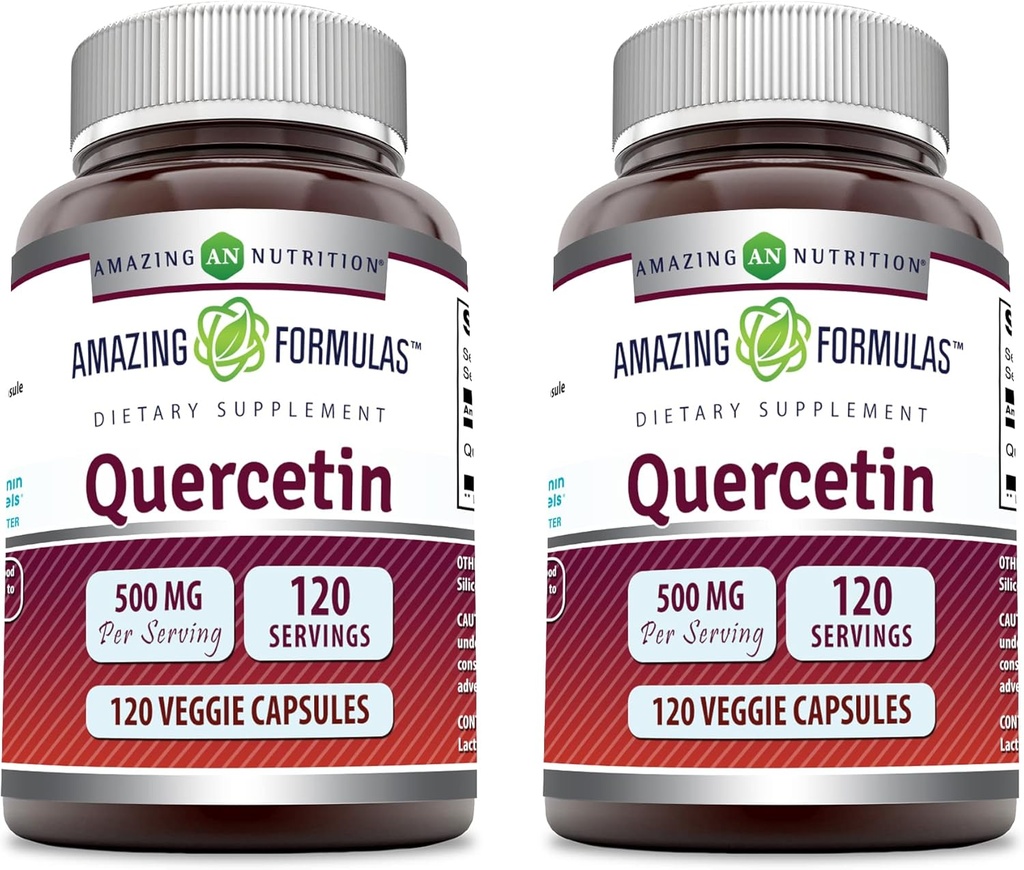 Amazing Formulas Quercetin 500mg Veggie Κάψουλες συμπλήρωμα 