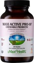 Maxi Health Active Pro-10 Παιδιά Probiotic Μασώμενα – 15 Strains for Digestive & Immune Health –10 Δισεκατομμυριοστό προβιοτικό Μπλε- Γαλακτο-ελεύθερο, Kosher – Υποστηρίζει την υγεία των ούλων, χορτοφάγους – 60 ct (Self Stable)