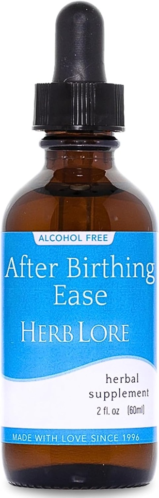 Herb Lore Μετά τη γέννηση Ευκολία Βάμμα – Postpartum σταγόνες για μετά τη γέννηση Cramping & συσπάσεις με Cramp Bark, Blue Cohosh & Motherwort (2 fl oz)