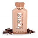 Huma Chia Energy Gel, Doubleshot Mocha, 12 Gels, 100mg Caffeine | Real Food, Stomach Friendly Energy Gels