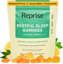 Melatonin Free Natural Sleep Aid Gummies for Adults | NO Melatonin | Herbal Jujube & Chamomile, Lemon Balm - Deep Sleep Supplement & Relaxation for zzz, 45 Vegan Gummies (45 Gummies (1 Pack))