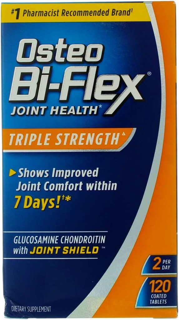 Osteo Bi-Flex τριπλές αμπούλες αντοχής - 120 ct, Συσκευασία των 6