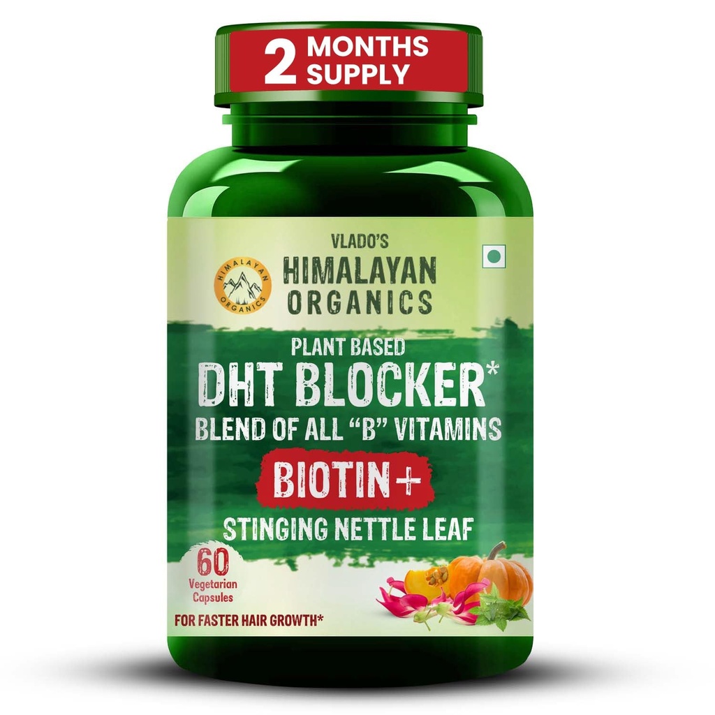 Ιμαλαΐων Organics Plant-based DHT Blocker με την καλοσύνη της Nattle Φύλλα 