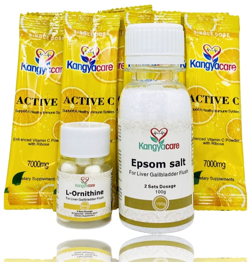 Liver Gallbladder Flush - 1-Night Liver and Gallbladder Cleanse, Liver Detox Protocol - Καθαρίζει το ήπαρ, Gallbladder & Bile Duct Tract & Colon (2 δόση)