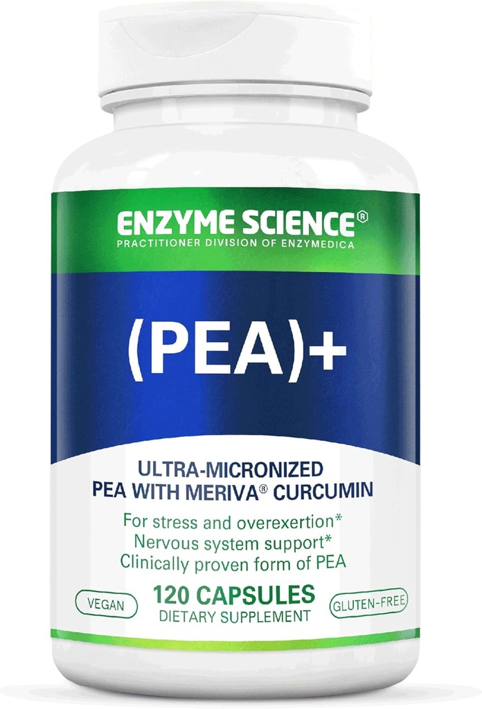 Enzyme Science Pea + Turmeric Curcumin Supplement for Physiological Support Βοηθά στην υποστήριξη νευρικών, ανοσοποιητικών και μυϊκών συστημάτων - 120 κάψουλες