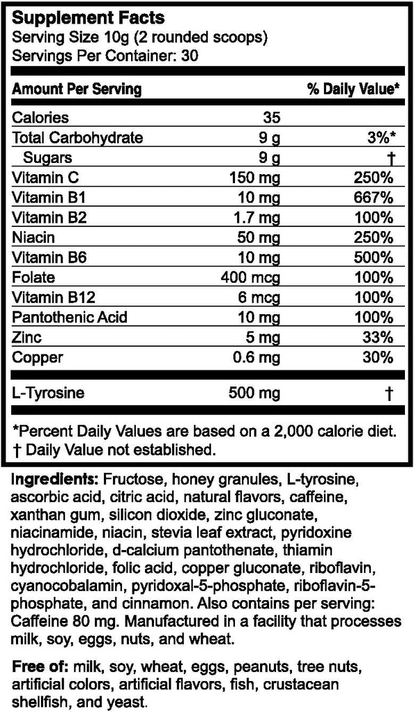 Biometics Get Go N Plus All Day Energy Natural Energy Boost 300g can