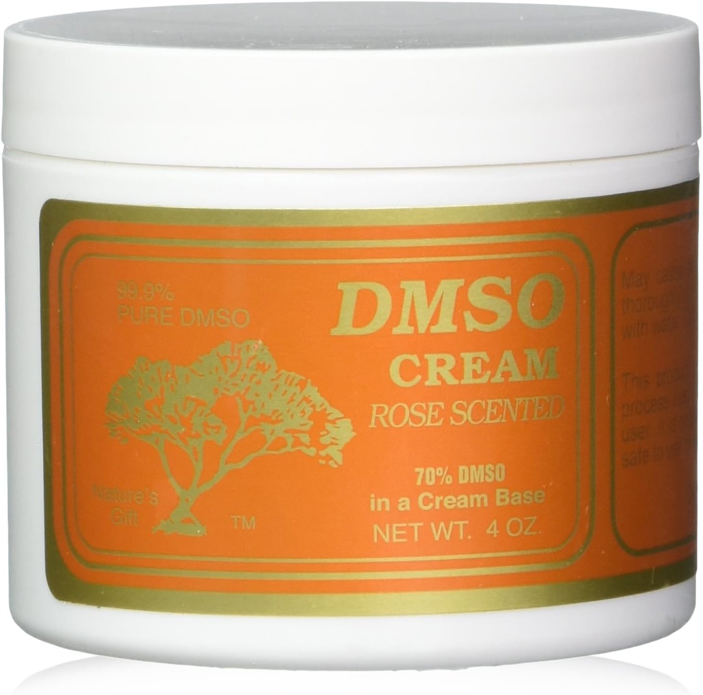 DMSO Cream, Rose Scented, 4 Oz