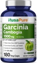 NusaPure Garcinia Cambogia 180 Κάψουλες Veggie 1500mg (χορτοφαγικά, μη ΓΤΟ, Vegan)