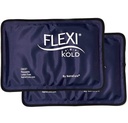 2 FlexiKold Gel Ice Packs - Παγωμένα Πακέτα για Κακώσεις Reuseable, Back Pain Relief, Knee Ice Pack Wrap, After Surgery, Ice Pack for Knee - 6303-COLD-2PK by NatraCure - Medium – 2PK