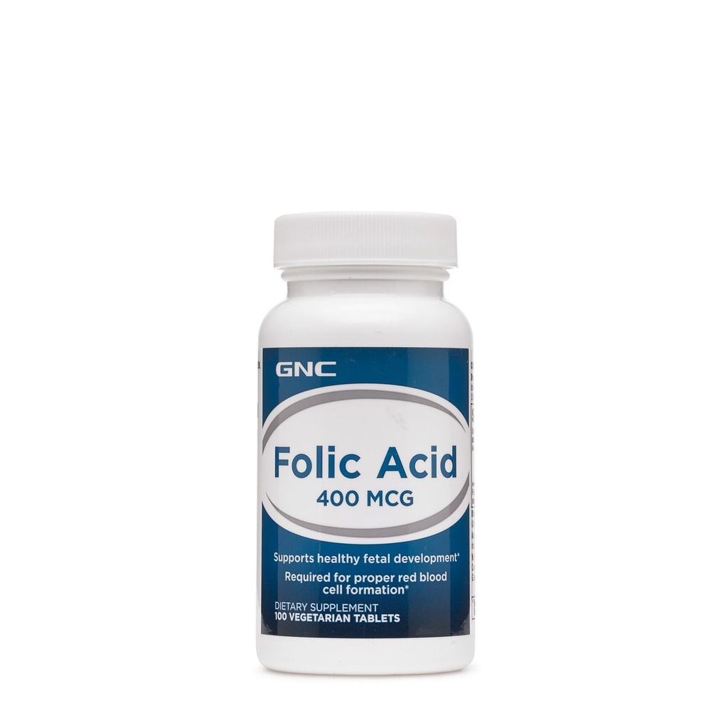GNC Φολικό οξύ 400 mcg (100 δισκία)