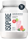 Isopure Clear Whey Isolate Protein Powder, Lactose Free, Gluten Free, φυσικά αρωματισμένο, Cartermelon Lime, 20g Protein Per Serving, 14,1 Oz, 16 Servings (Packaging May Vary)