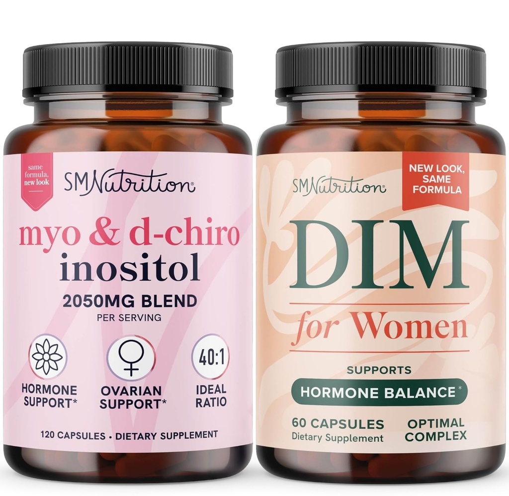 SMNutrition Συμπλήρωμα DIM γυναικών & Myo-Inositol & D-Chiro Inositol 