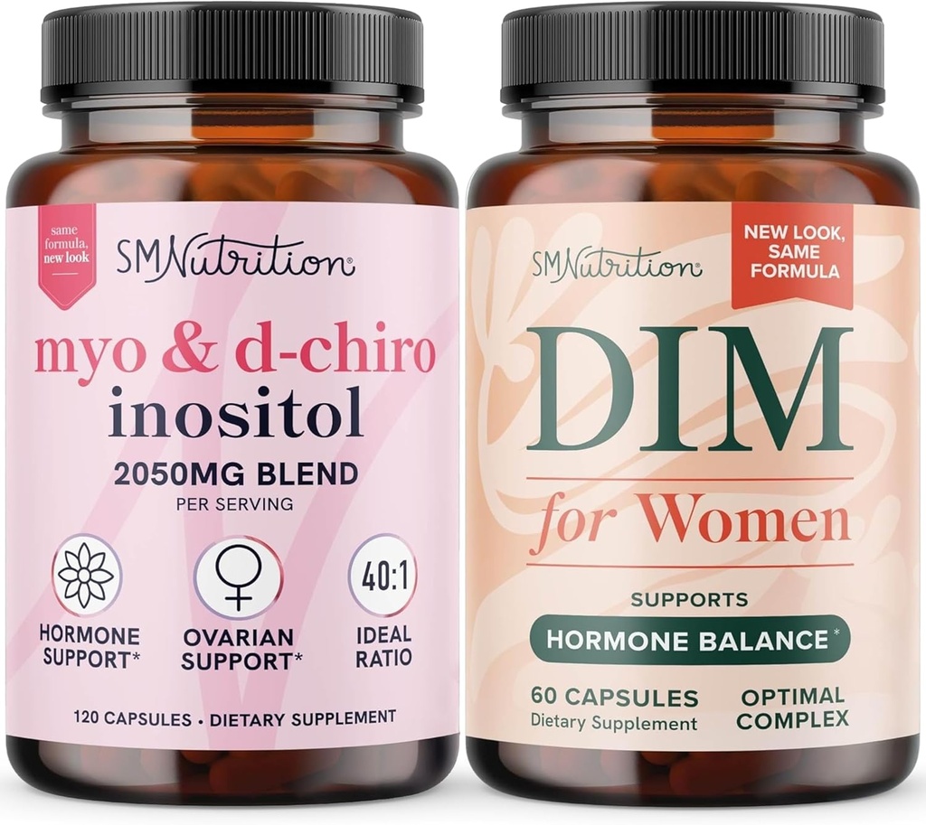 SMNutrition Συμπλήρωμα DIM γυναικών & Myo-Inositol & D-Chiro Inositol 