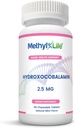 Υπογλώσσια δισκία Methyl-Life® Hydroxy B12 – Απαλό, Βιταμίνη B12 συμπλήρωμα για την καθημερινή ενέργεια & Κυτταρική υποστήριξη – Vegan, μη Γλουτένη & Top 14 αλλεργιογόνο Δωρεάν 