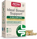 Jarrow Formulas Ideal Bowel Support - 10 Δισεκατομμύρια οργανισμοί ανά υπηρεσία - 30 Veggie Caps - Bowel Support - Μειώνει το Μπλοκάρισμα, το Αέριο και την Εντερική Δυσφορία - Έως 30 Υπηρεσίες