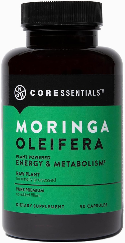 NGL Moringa Capsules 1300mg by Nutrition Greenlife | Pure Raw Moringa Oleifera Superfood Dietary Supplement | 90 Capsules