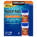 Cos7 Kirkland Υπογραφή Doxylamine Ηλεκτρικά Δισκία, 25mg Nighttime Sleep AID - 2 X 96 Tablets (192 Tablets Σύνολο)