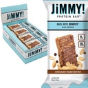 Τζιμιμπάρ! Σοκολάτα Φυστικοβούτυρο Protein Bars 18g Protein Bar, 6g Χαμηλή Ζάχαρη - 12 Count - 58g Μπάρες Υγείας - Λειτουργικό Σνακ με Realάλ Φυστίκια & Σοκολάτα με το χέρι