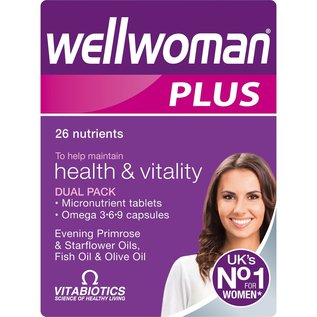 Vitabiotics Wellwoman Plus δισκία 56 Καψάκια