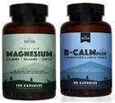 Φυσικός Rυθμός Calm Bund - Τριπλή ηρεμία μαγνήσιο 150mg, 120 κάψουλες + B- CALMplex, Μοναδική βιταμίνη Β Blend, 90 κάψουλες