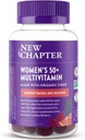 New Chapter Women’s 50+ Multivitamin Gummies – 52% Less Sugar, Women’s Healthy Aging Gummy Vitamins with Vitamin C, B Vitamins & Zinc, Non-GMO, Gluten Free, Berry Citrus Flavored, 90 ct