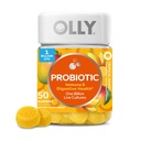 OLLY Probiotic Gummy, Immune and Digestive Support, 1 δισεκατομμύρια CFUs, Chewable Probiotic Supplement, Mango, 25 ημέρες προσφοράς - 50 Count