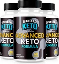 (3 Pack) Τεμαχισμένα χάπια Keto, Premium Keto shred κάψουλες απώλειας βάρους, όλα τα φυσικά συμπλήρωμα Keto για την υποστήριξη της καταλληλότητας και στόχους του σώματος, επίσημες κριτικές shreddedKeto (180 κάψουλες)