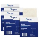 Ασβέστιο Alginate Dressing, 4"x4" [Πλαίσιο των 5] Στείρο, MPM Medical