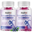 Citrate Gummies ασβεστίου, Μασώμενο Citrate ασβεστίου 1000mg για υποστήριξη οστών, μυών και ανοσοποιητικών, Ultimate Απορρόφηση Συμπληρώματα ασβεστίου για γυναίκες & άνδρες, βατόμουρο,120 μάσημα