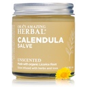 Calendula Salve, Calendula Cream, Drawing Salve, Calendula Ointment, Coconut Free Beeswax Skin Salve made with Organic Calendula and Licorice Root, Ora's Amazing Herbal, 4 oz