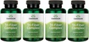 Swanson Tri-Fiber Complex - Digestive Health Supplement Made with Psyllium, Oat Bran, & Apple Pectin - (100 Κάψουλες) (4 Συσκευασία)