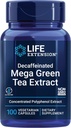 Life Extension Decaffeinated Mega Green Tea Extract – Πολυφαινόλη-Δύναμη, Υγεία των κυττάρων, Υγεία της καρδιάς, Υγεία του εγκεφάλου, Αντιοξειδωτική Προστασία – Μη ΓΤΟ, Χωρίς γλουτένη, Χορτοφαγικά – 100 Κάψουλες