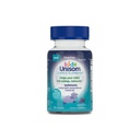 Unisom Απλό Slumbers Παιδιά χωρίς φάρμακα Gummies Sleep Aid 30-Count, Μελατονίνη 0.5mg, Σταφύλι