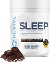Revive MD Sleep Supplement for Adults, Dark Chocolate - Sleep Supplements with Magnesium (Glycinate), Inositol, Glycine & L-Theanine - Προάγει τη χαλάρωση & την υγεία του ύπνου (30 υπηρεσίες)