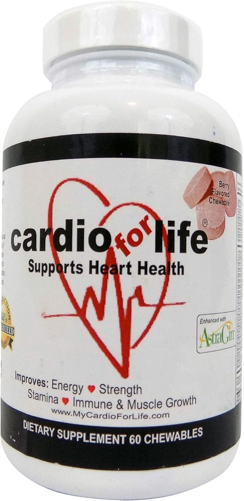 CardioForLife 60 Μασώμενα δισκία - μούρο