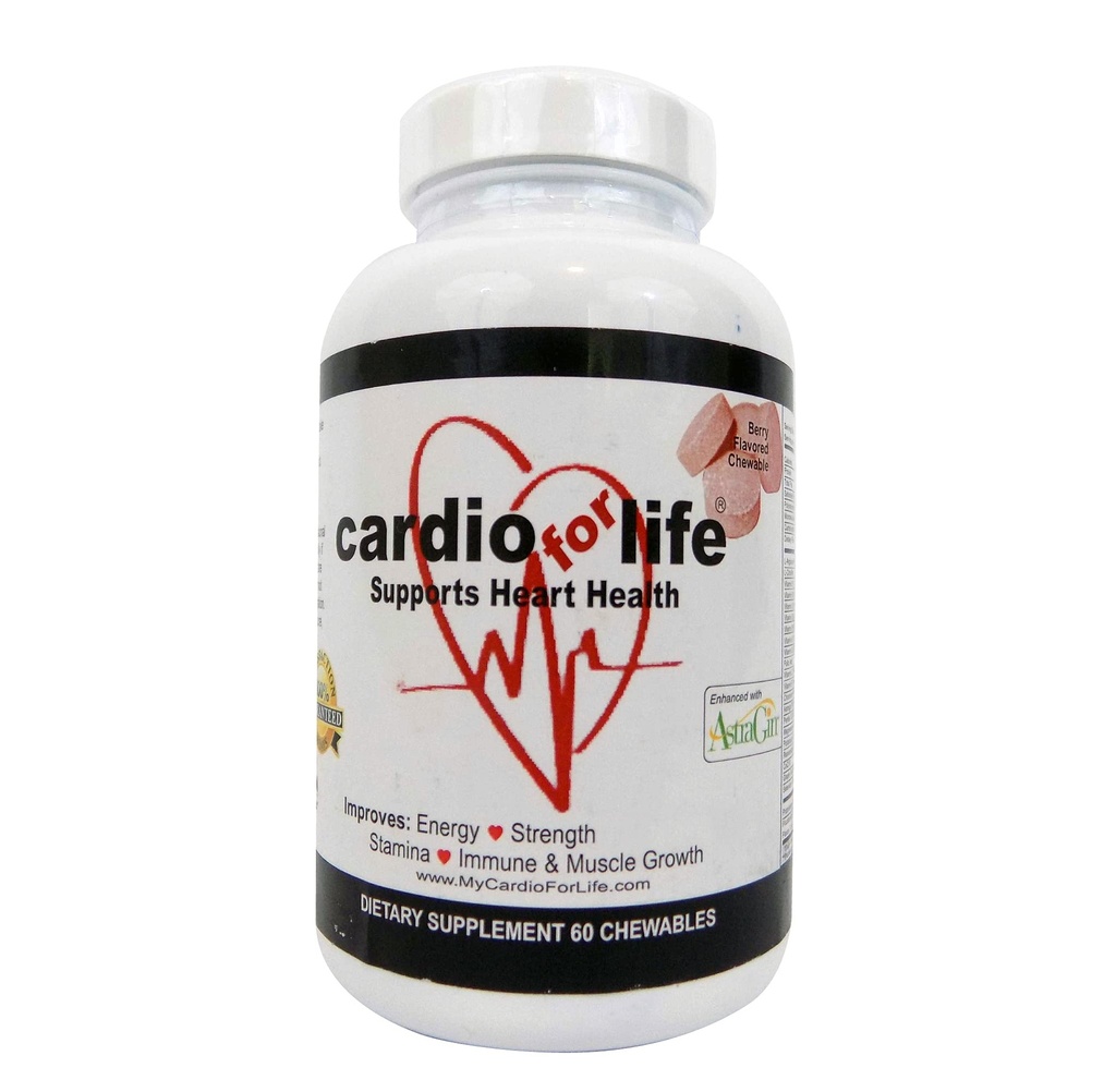 Health Guardian CardioForLife 60 Chewable Tablets - Berry