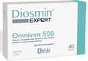 Dulàc - Omniven 500- 40 δισκία Diosmin, εκχύλισμα αλόγου Chestnut, Butchers Broom, Hesperidin. Συμπλήρωμα διατροφής, Κατασκευασμένο στην Ιταλία
