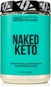 Γυμνή Vanilla Keto - Premium Vanilla Keto Fat Bomb Powder - Τίποτα τεχνητό - χωρίς γλουτένη Keto Bomb Vanilla Mct Oil Powder with No Gmos - 1.3 Lb