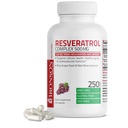 Bronson Resveratrol 500 Complex Standardized Trans-Resveratrol + Σπόροι σταφυλιών & εκχύλισμα ερυθρού κρασιού, 250 κάψουλες