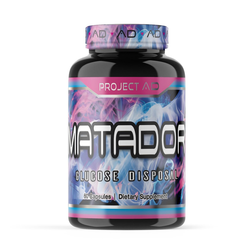 Το project AD Matador Muscle Builder ενισχύει τις μυϊκές αντλίες και προωθεί την ανάπτυξη των μυών και την ενέργεια (60 κάψουλες)