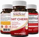 PURELY ευεργετικές κάψουλες από πίσσα κεράσι 6000 mg, Extra Strength Montmorency Tart Cherry Extra Extract, Uric Acid Flush για κοινή άνεση, αντιοξειδωτικό & ανοσοποιητική υποστήριξη, μη-GMO, Χωρίς γλουτένη, 120 Count
