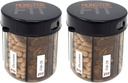 Monster Supplement Medication Pill Dispenser with Compartment Labels - Extra Large Pill Container Bottle Handles Almost Any Supplement - Easy to Dispense (Monster Fit - 2 Pack)