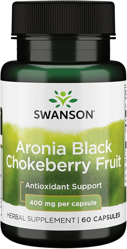 Swanson Full Spectrum Aronia (Chokeberry) 400 Milligrams 60 Κάψουλες