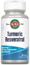 KAL Turmeric Resveratrol συμπλήρωμα, αντιοξειδωτική υποστήριξη, προσφορά 475 mg κουρκουμίνη κουρκουμίνη, την υγεία της καρδιάς και κοινή υποστήριξη υγείας, ταχεία αποσύνθεση, εγγύηση 60 ημερών, 30 υπηρεσίες, 30 δισκία