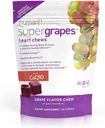 HumanN SuperGrapes Chews Supplement – 100mg CoQ10 και εκχύλισμα σπόρων σταφυλιών – από το The Makers of SuperBeets - Grape Flavor, 60 Count