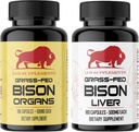 Starter Pack, Grass Fed Bison κάψουλες ήπατος, κάψουλες οργάνων, μη ΓΤΟ, υποστηρίζει την παραγωγή ενέργειας, την αποτοξίνωση, την πέψη, την ασυλία και την πλήρη ευεξία του σώματος